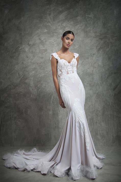 bustier wedding gown loukia kyriakou