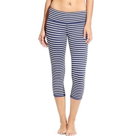 Athleta Pants Jumpsuits Athleta Stripes Chaturanga Capri Poshmark