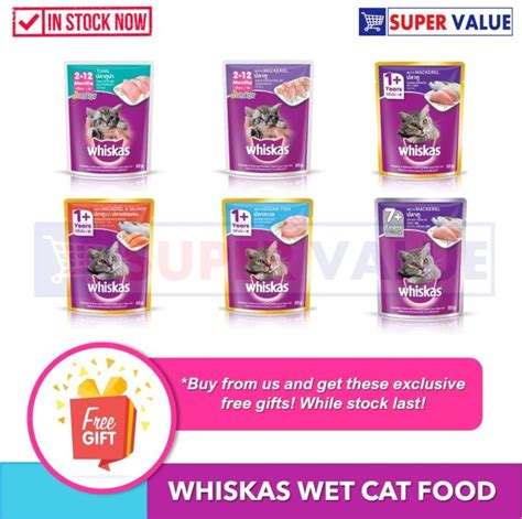 Whiskas Cat Wet Food 80g (Assorted Flavors) | Lazada