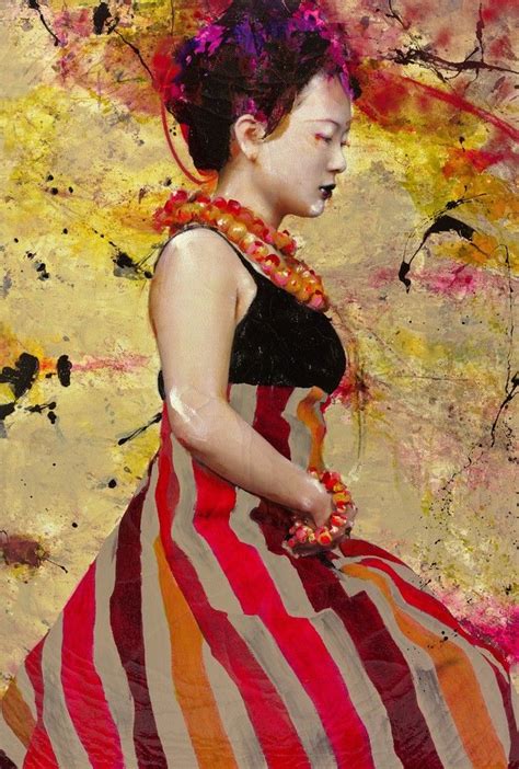 Lita Cabellut Color Of Dew Opera Gallery Retratos Pintura