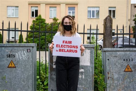 Protest Against Ongoing Repressions in Belarus and Call for Free and Fair Elections during ...