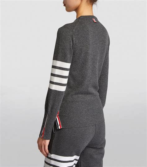 Thom Browne Cashmere 4 Bar Sweater Harrods US