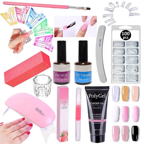 Kit Alongamento De Unha Poly Gel Completo Shopee Brasil