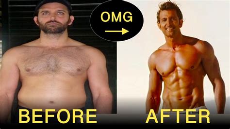 hrithik roshan training  amazing body transformation youtube