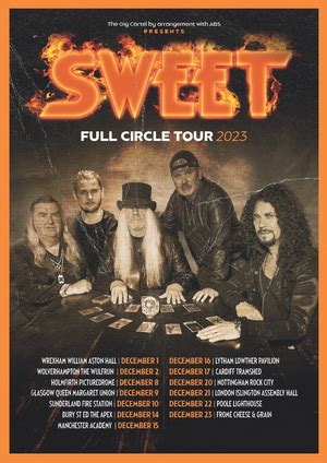 Sweet Announces December Uk Headlining Tour Grande Rock Webzine