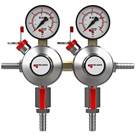 Micro Matic 8022 Premium Plus Dual Gauge Secondary Co2 Low Pressure