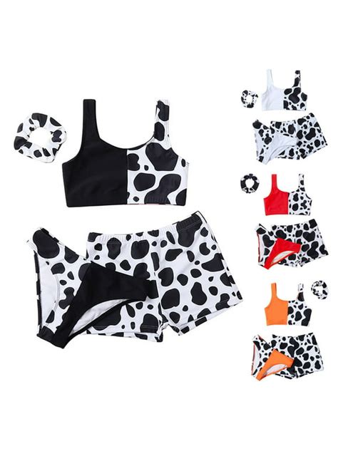 Cow Print Bathing Suit