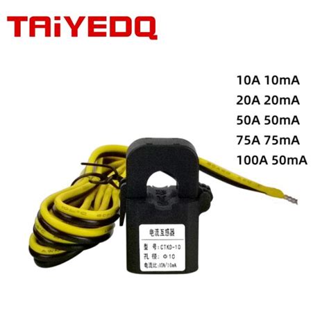 Split Core Current Transformer Single Phase Electric Sensor Ct Diameter