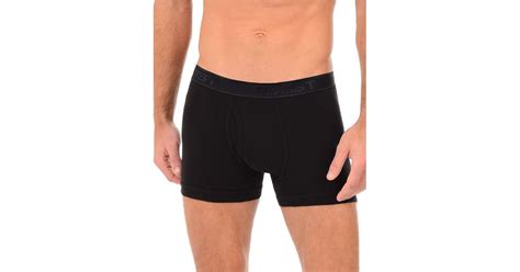 2xist 1 Pack Pima Cotton Boxer Brief In Black For Men Lyst