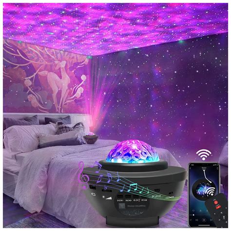 Easeking Star Projector Galaxy Light Projector With Bluetooth Speaker