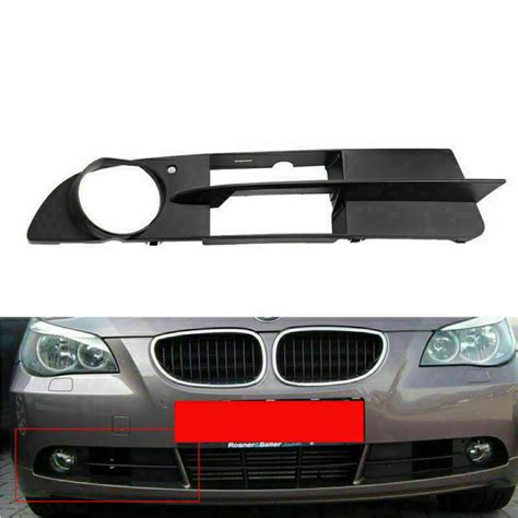 Top Right Fog Light Grille Front Bumper Covers 04 07 For BMW E60 E61 EBay