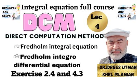 Solve Fredholm Integral Equation Using Direct Computation Method