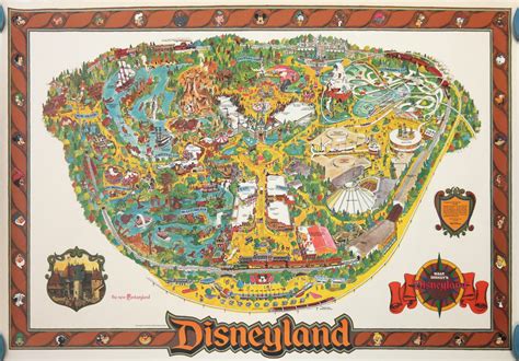 1983 Disneyland Map Id Augdisneyland19403 Van Eaton Galleries