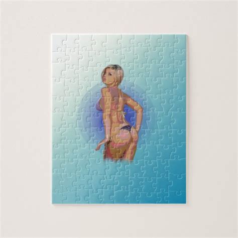 BIKINI BABE JIGSAW PUZZLE Zazzle