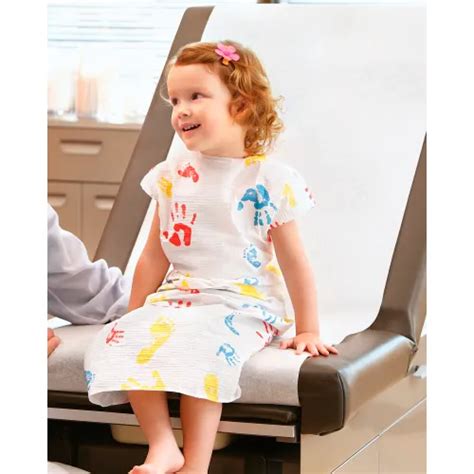 Graham Medical® Pediatric Exam Gown 20 X 36 Tiny Tracks® Print 50 Case