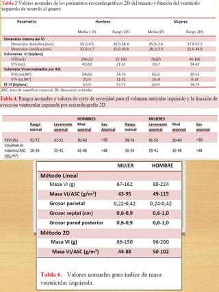 Valores Normales En Ecocardiograma PDF