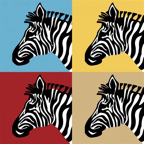 Zebra Pop Art Poster Free Stock Photo Public Domain Pictures