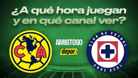 América Vs Cruz Azul A Qué Hora Juegan Y En Que Canal Ver Clásico Joven A Través De Tudn Y Vix