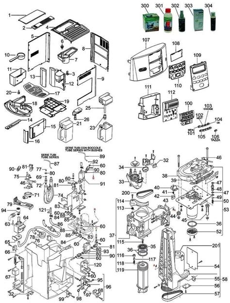 Exploring The Delonghi Magnifica Esam 3500 A Detailed Parts Diagram