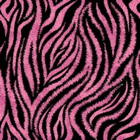 Premium Vector Seamless Pink Zebra Skin Pattern Glamorous Zebra Skin