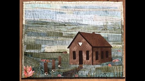 Quilted Wall Hanging How To Create A Small Building Youtube