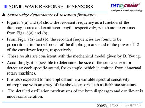 PPT Fabrication Of Sonic Sensors Using PZT Thin Film On Si Diaphragm