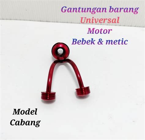 Gantungan Barang Motor Bebek Matic Model Cabang Full Besi Lazada