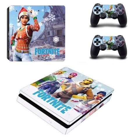 Fortnite Ps4 Slim Skin Vinyl Autocollant Decal Sticker Pour Sony Ps4