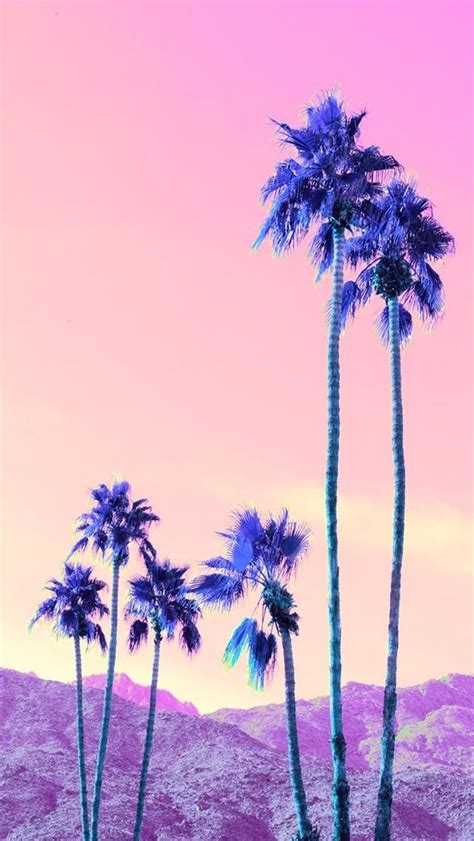 Matt Crump Photography IPhone Wallpaper Pastel Palm Trees Iphone