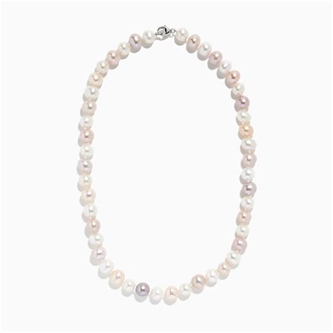 Effy 925 Sterling Silver Freshwater Multicolor Pearl Necklace