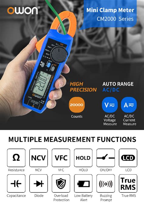 Cm Series Smart Ac Dc Clamp Meter