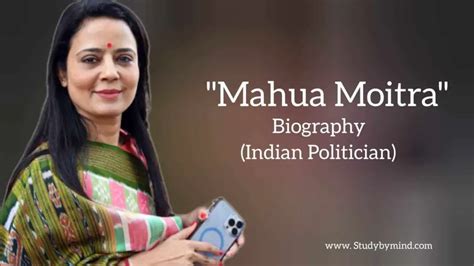 Mahua Moitra Biography In English Indian Politician Study By Mind