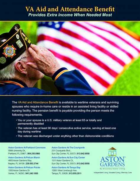 Pdf Va Aid And Attendance Benefit · For More Information Contact The