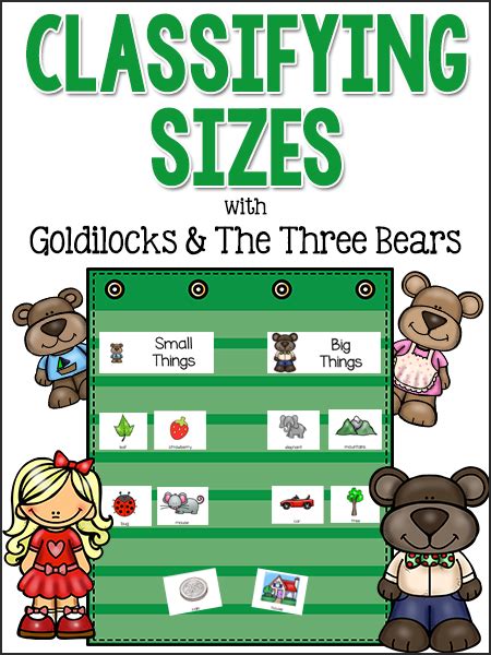 Goldilocks And The Three Bears Activities Kindergarten