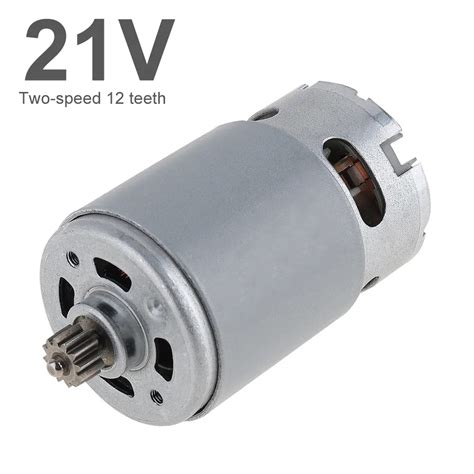 Rs V Rpm Dc Motor With Two Speed Teeth And High Torque