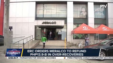 ERC Orders Meralco To Refund PHP 13 9 B In Over Recoveries Video