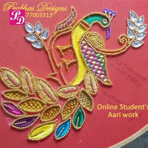 Online Aari Class Students Work Prabhasdesigns Tailoring Classes