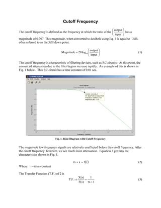 Cutoff frequency | PDF