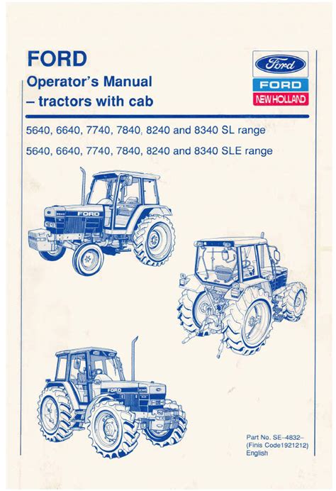 Operator Manual Ford 5640 6640 7740 7840 8240 8340 Pdf File Mitalaionline