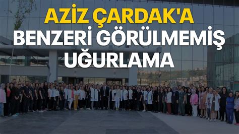 Aziz Çardak a benzeri görülmemiş uğurlama Kocaeli Barış Gazetesi