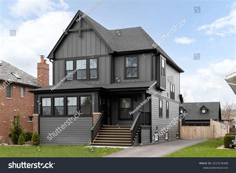 5,885 Siding Grey House Images, Stock Photos & Vectors | Shutterstock