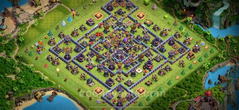 Best Anti 2 Stars Base Th15 With Link Hybrid Town Hall Level 15 Base Copy 14