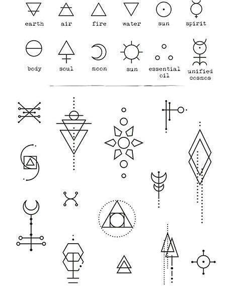 Geometry Tattoo Symbolic Tattoos Geometric Tattoo Design