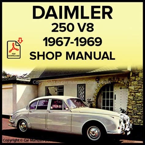 Daimler 250 V8 Saloon 1967 1969 Workshop Manual Car Manuals Direct