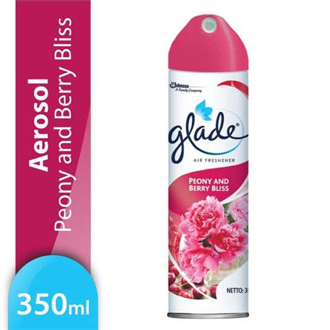 Jual Glade Aerosol Air Freshener Peony And Berry Bliss 350ml Vanila