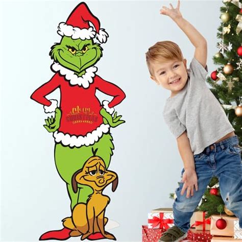 I Tested The Grinch Life Size Cut Out And It S The Perfect Addition To My Holiday Decor