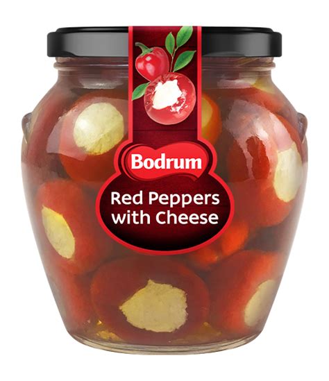 Bodrum Red Peppers With Cheese G Shop At Bodrumfoods Co Uk