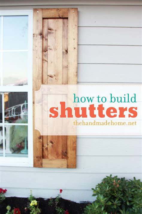 How To Build Shutters An Easy Diy Project For Great Curb Appeal Diy Shutters Handmade Home