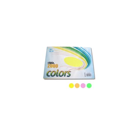 Adagio Papel Fotocopia A4 Sortido Fluorescente 74x15 Fls