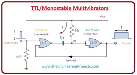 What is Monostable Multivibrator - The Engineering Projects